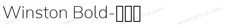 Winston Bold字体转换